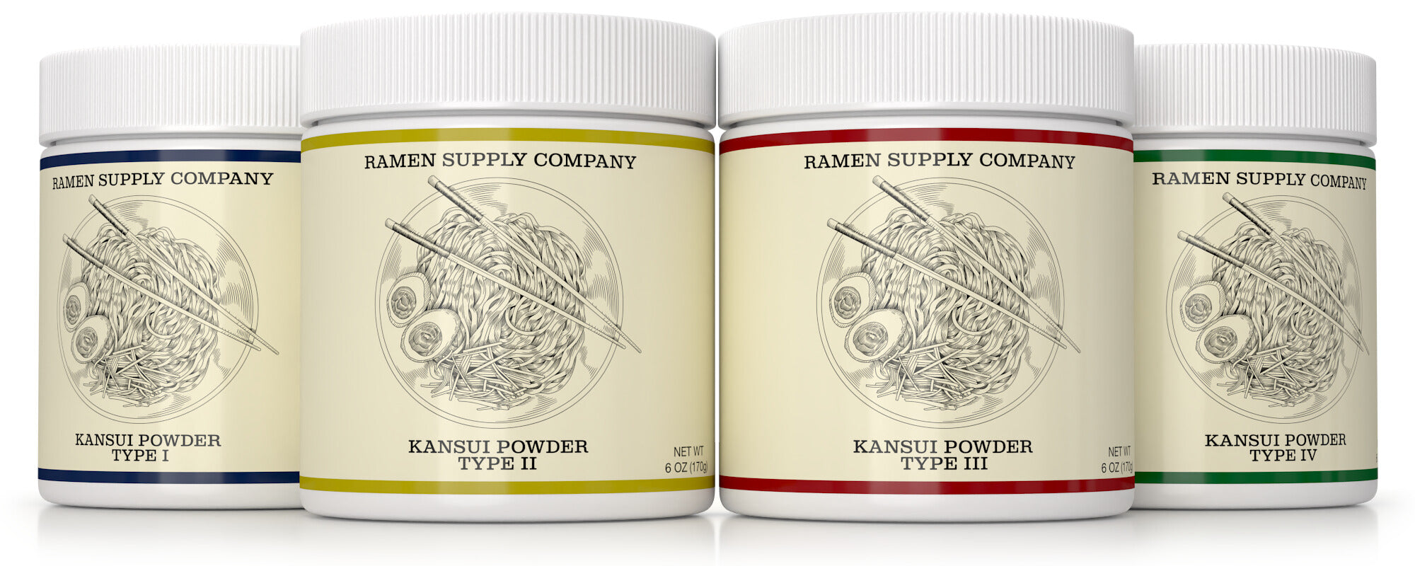 Kansui Powder Variety 4-Pack – Ramen Supply Company